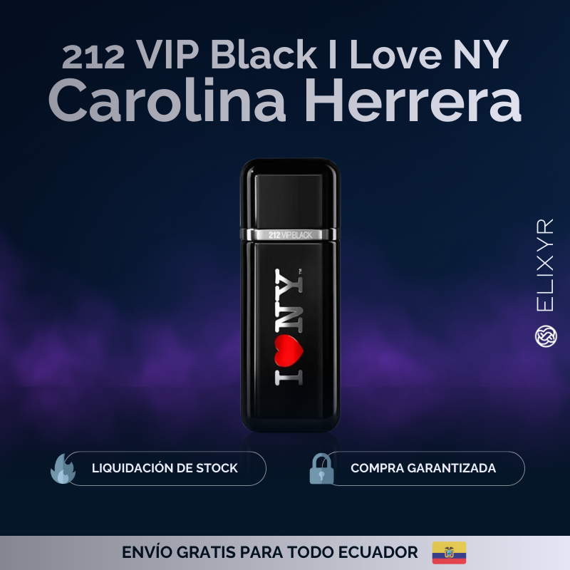 212 VIP Black I Love NY - Carolina Herrera